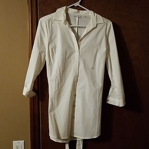 White, button up, women's shirt